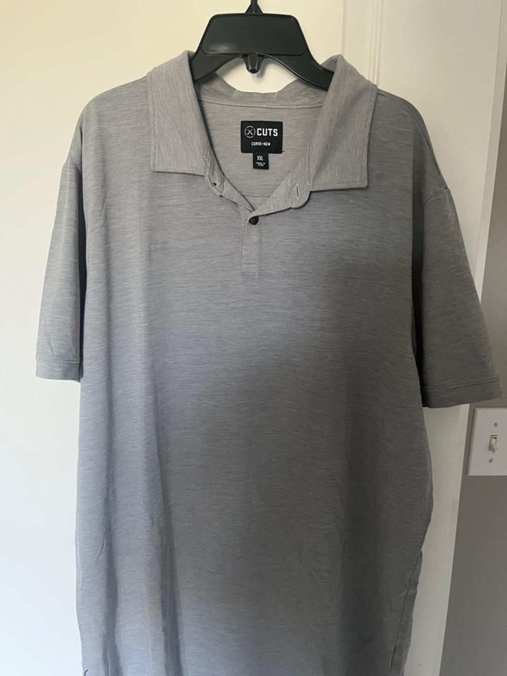 Cuts Clothing Men's Light Gray Polo Shirt